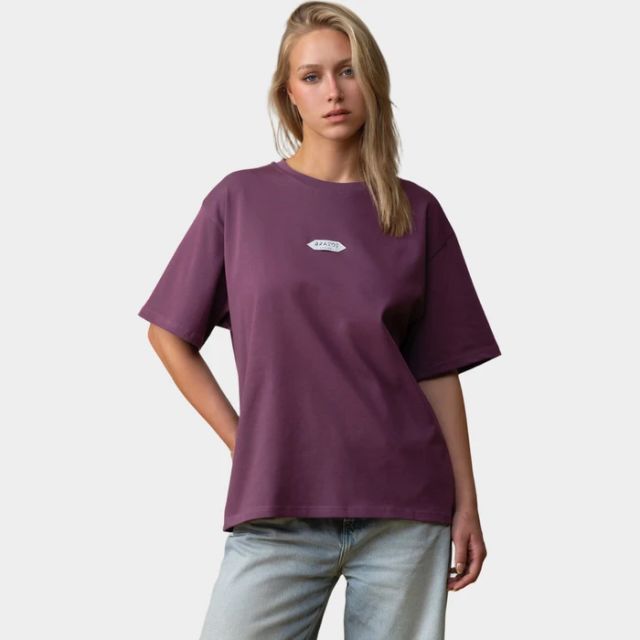 Bratot Apparel Women Purple T Shirt