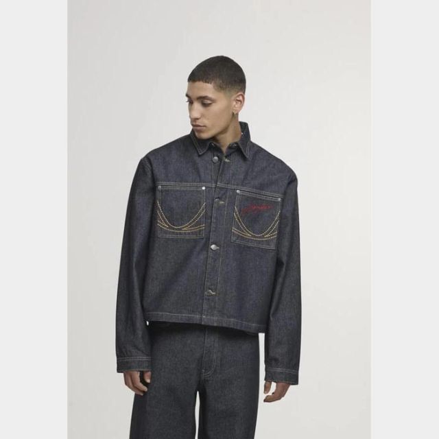 Karl Kani Kani Jeans Cropped Rinsed Denim