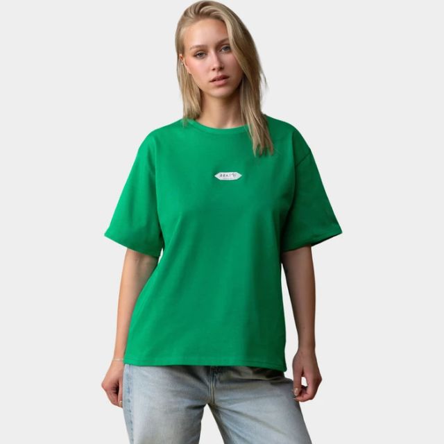 Bratot Apparel Women Green T Shirt