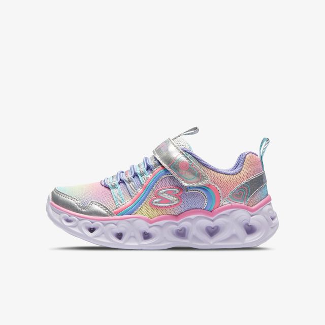 Skechers Heart Lights Rainbow Lux