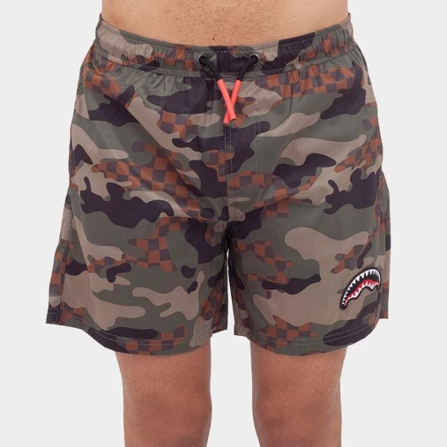Sprayground Checkered Swim Trunks