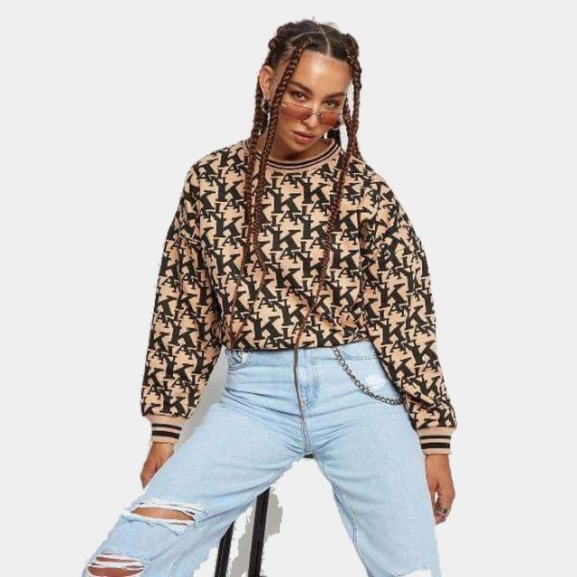 Karl Kani Retro College Logo Printed Sand