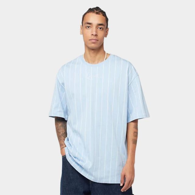 Karl Kani Small Signature Essential Pinstripe Light KKT
