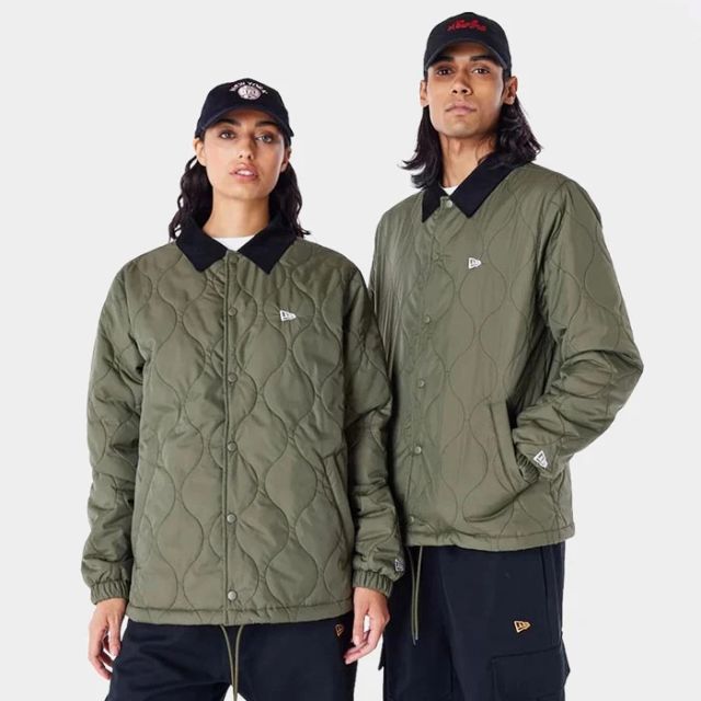 New Era Quilted Coaches Jckt