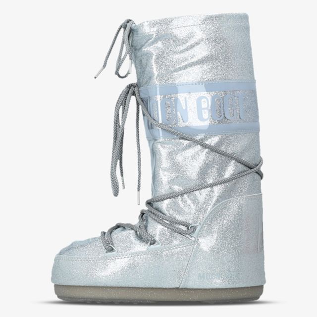 Moon Boot Mb Icon Glitter Silver 35 44