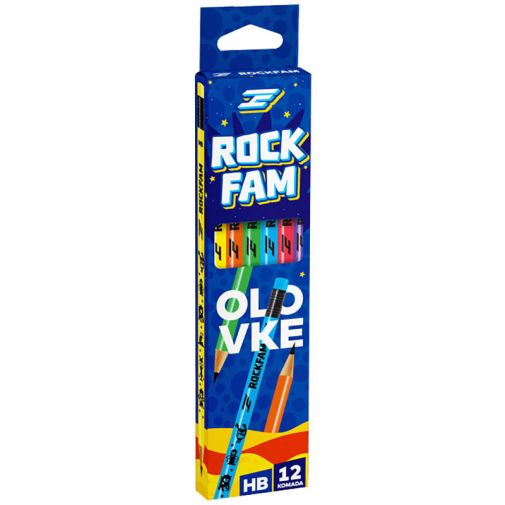 Rockfam Drvene Olovke Rockfam