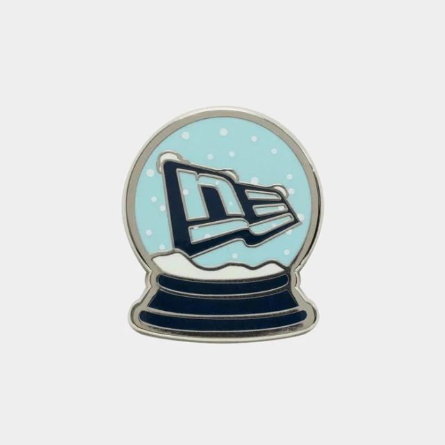 New Era Snowglobe Pin Badge