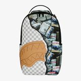 Sprayground Cream Check Full Of Cash