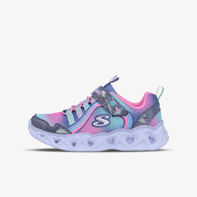 Skechers Heart Lights Rainbow Lux