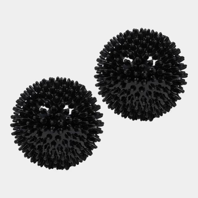 Energetics Knobbed Balls Pair 10cm Blac