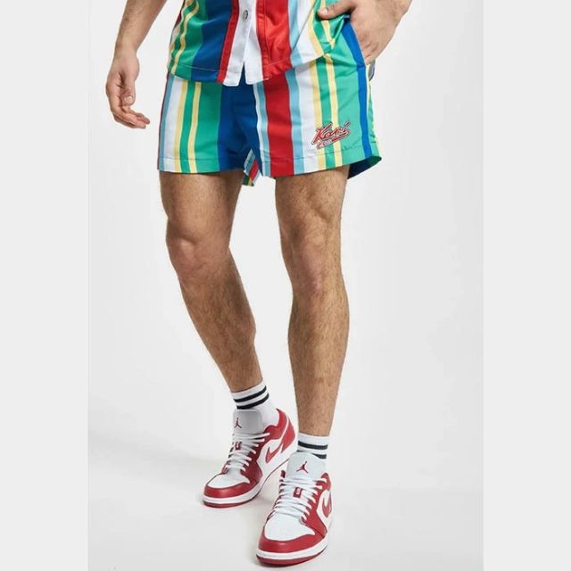 Karl Kani KK Varsity Striped Boardshorts