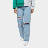 Karl Kani Og Distressed Wide Leg Denim