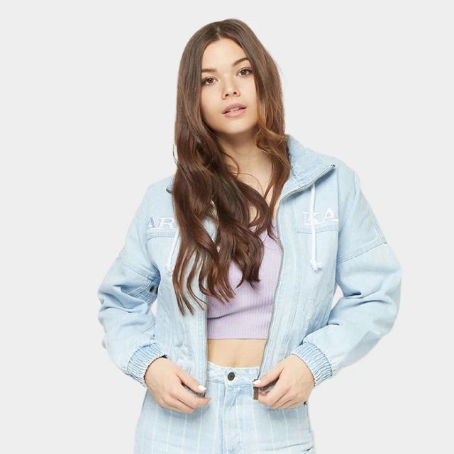 Karl Kani Retro Scribble Denim Bleached