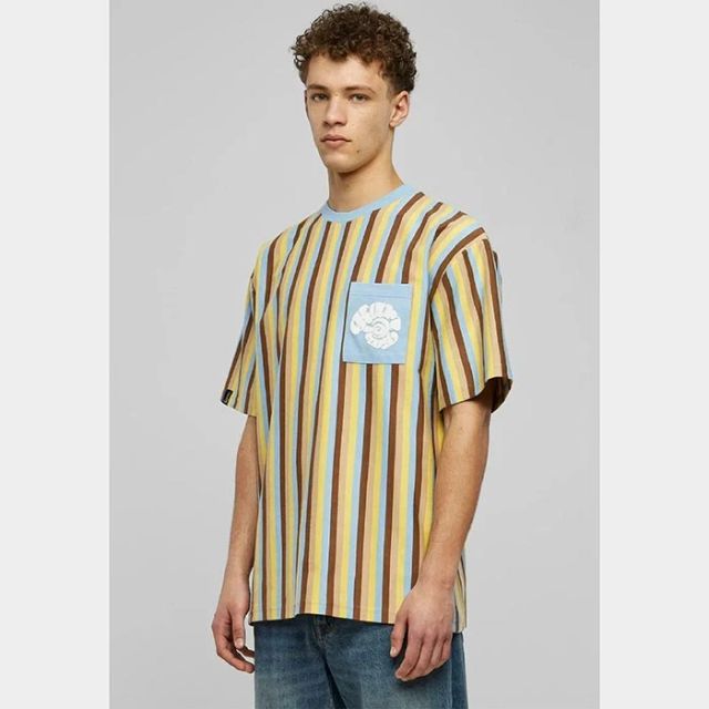 Karl Kani Woven Signature OS Striped Light Light