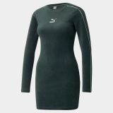 Puma Iconic T7 Velour Fitted Dress