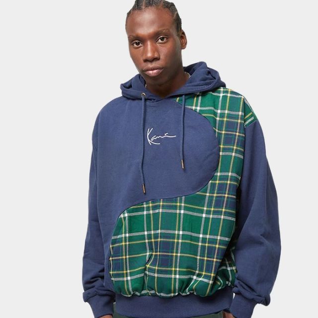 Karl Kani Small Signature Wavy Block Os Dark Light