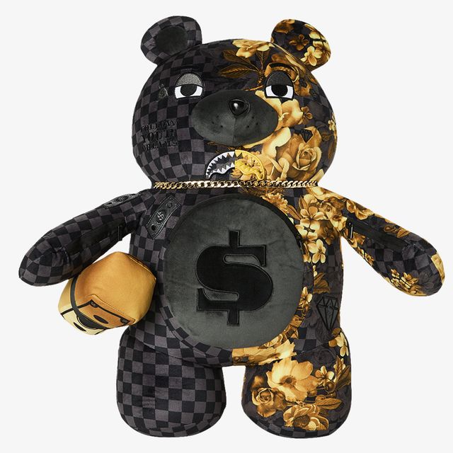 Sprayground Gold Floral Remix Moneybear