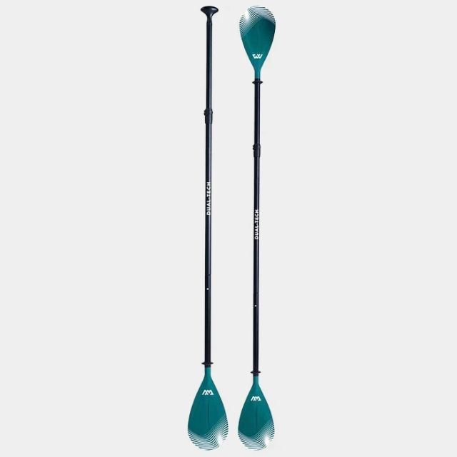 Aqua Marina Aqua Marine DUAL TECH 2 In 1 Adjustable Aluminum Isup Kayak Paddle 3 4 PCS
