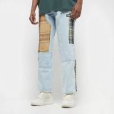 Karl Kani Denim Retro Patchwork Carpenter Bleached