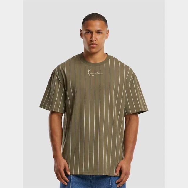 Karl Kani NEW KK Small Signature Essential Pinstripe