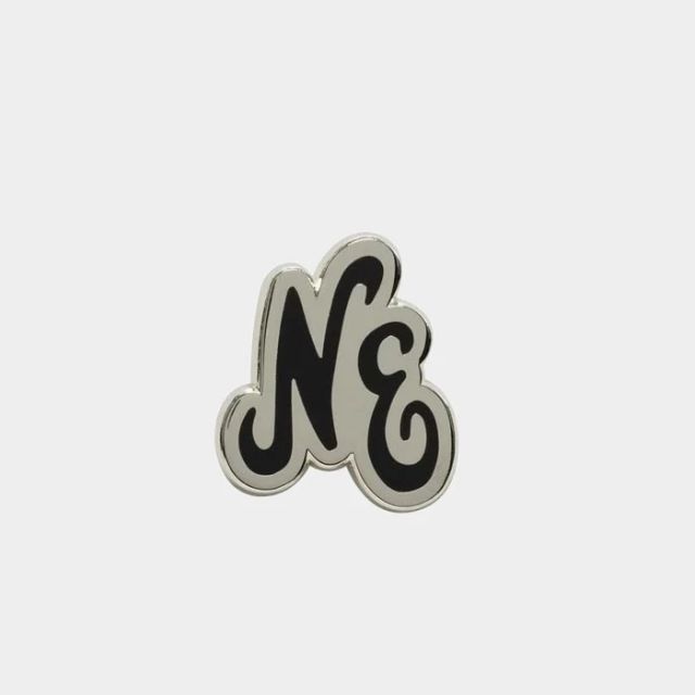 New Era Script Pin Badge