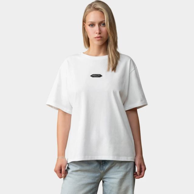 Bratot Apparel Women White T Shirt