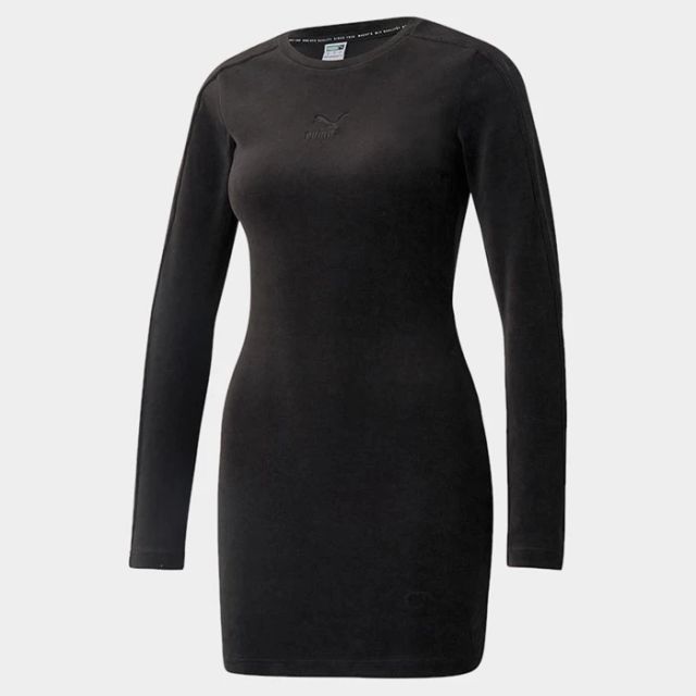 Puma Iconic T7 Velour Fitted Dress