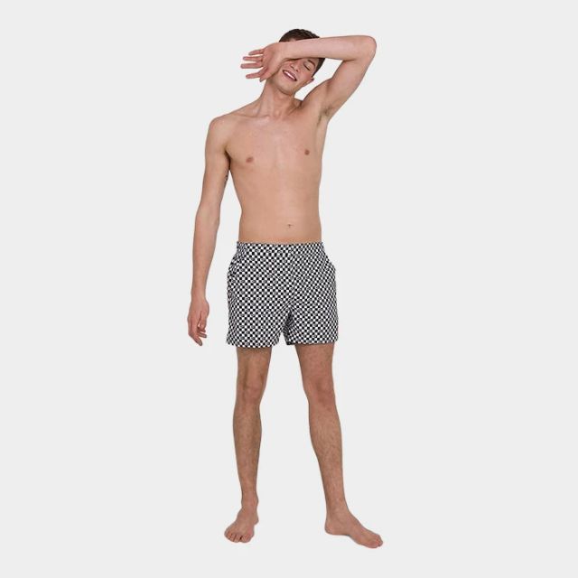 Speedo Vintage Leisure 14 Wshort Am Blk Wht