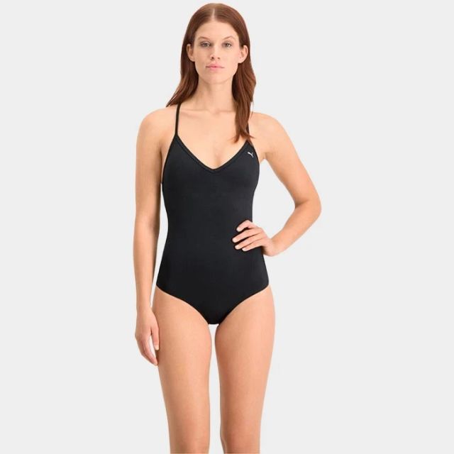 Puma Swim V Neck Crossback Swimsuit 1p