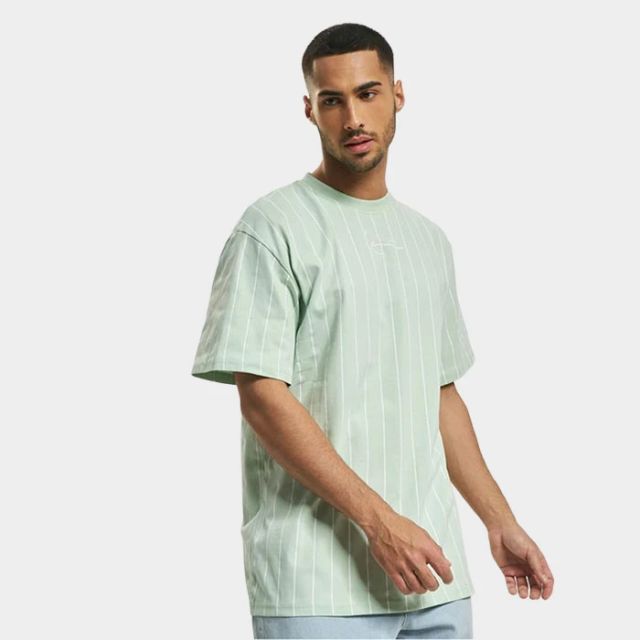 Karl Kani Small Signature Pinstripe Light Mint