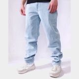 Karl Kani Og Baggy Five Pocket Flames Denim Bleached