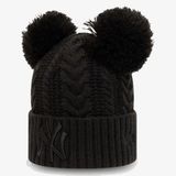 New Era Chyt Double Pom Cuff Knit Neyyan Blk