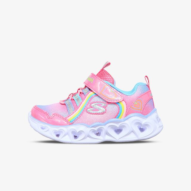 Skechers Heart Lights Rainbow Lux