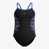 Speedo Plmt Tstrp Msclbck 1pc Blk Blu