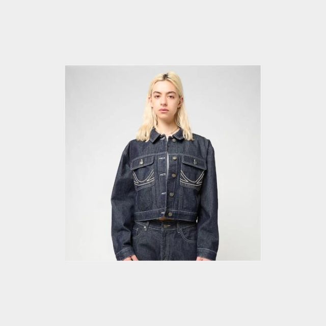 Karl Kani Kani Rinsed Cropped Denim