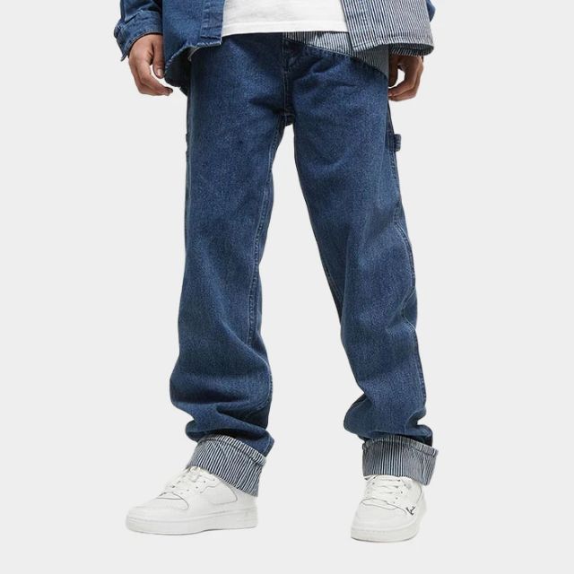 Karl Kani Og Stripe Block Denim Baggy Workwear