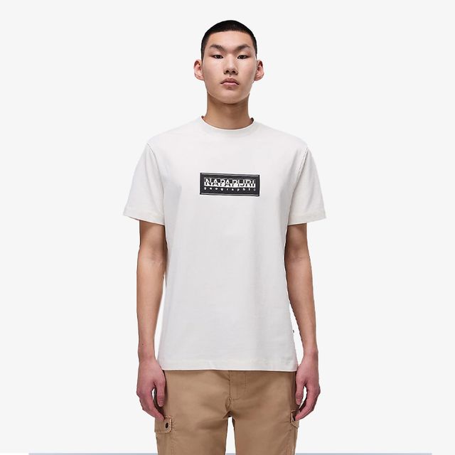 Napapijri S Box Logo Ss N1a Whisper