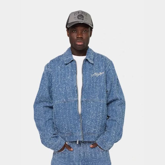 Karl Kani Kani Jeans Distressed Zip Denim