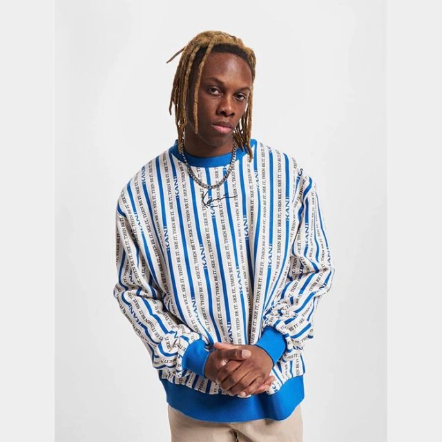 Karl Kani Small Signature Logo Stripe Os Off
